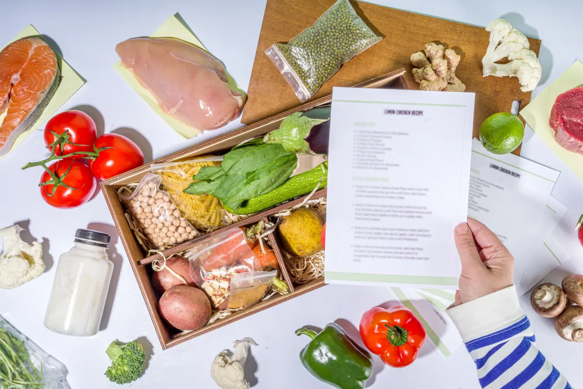 Meal kit & prepared meal marketing agency: meal Kit Delivery Concept.